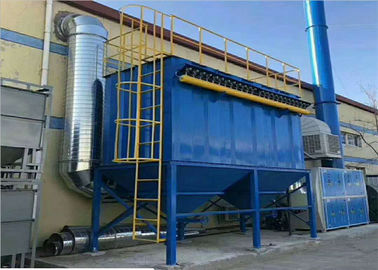 Chiny Przemysłowy worek impulsowy Baghouse Filtracja Kocioł Odpylacz 4200m3 / H Przepływ powietrza dostawca